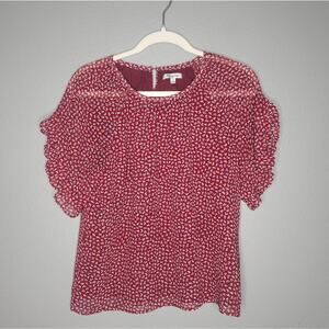 Madewell  memento short sleeve blouse